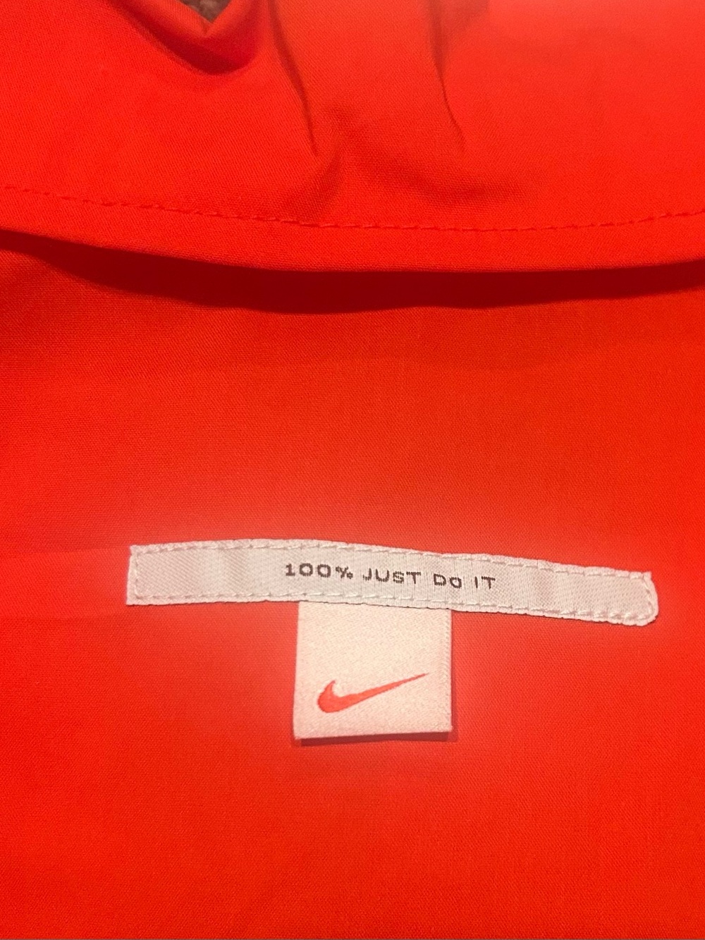 Nike Tomato-Red Button-Up Shirt/Jacket - Picture 9 of 9